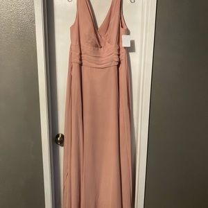 Ballet pink bridesmaid/formal dress